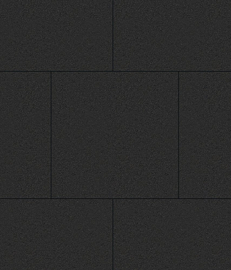 Тротуарная плитка КВАДРАТ - Гранит Черный