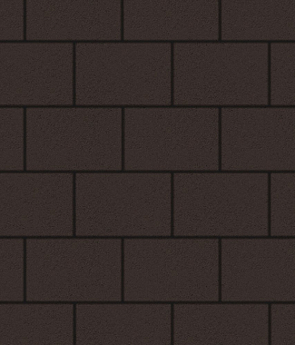 Тротуарная плитка ПРЯМОУГОЛЬНИК - Стандарт Коричневый