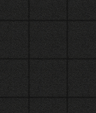 Тротуарная плитка КВАДРАТ - Гранит Черный